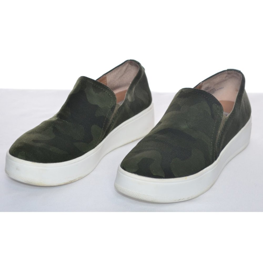 Steve Madden Zayna Camo Platform Slip-On Sneaker Green Size 7 - Picture 2 of 10
